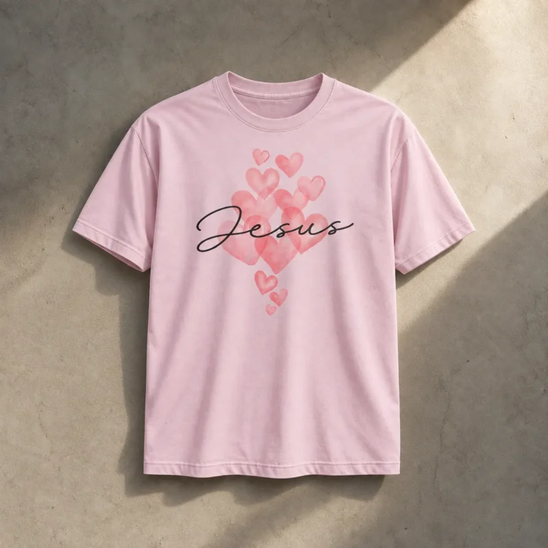 Polera Unisex · Cuello Redondo<br/> JESUS
